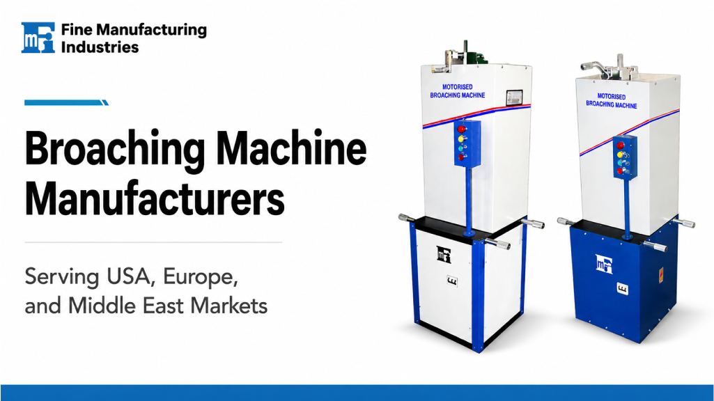 Broaching Machine Manufacturers Serving